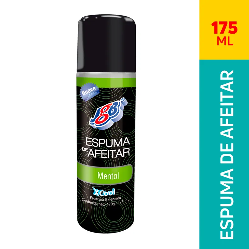 Espuma Afeitar Menthol Jgb 175 mL