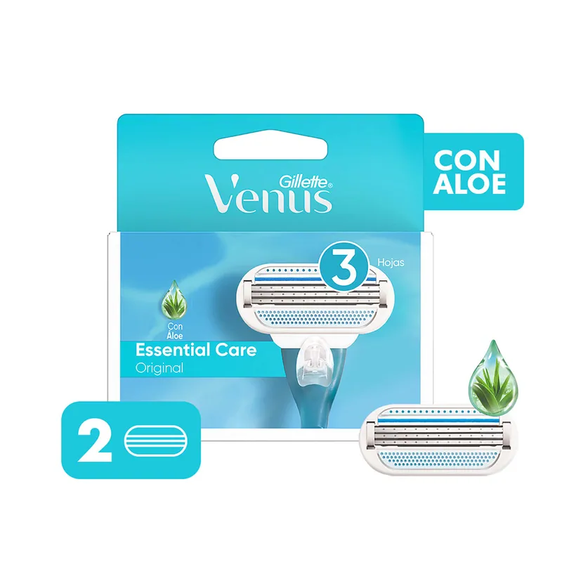 Rep Máquina Afeitar Venus 2 unidades