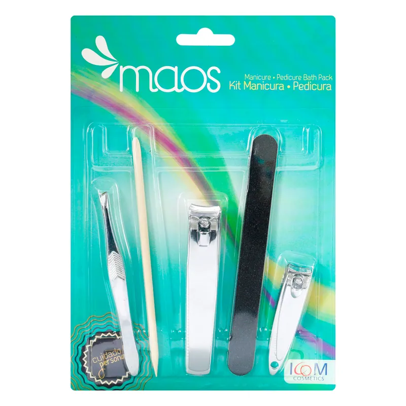 Kit Manicura y Pedicura Maos 5 Piez ICOM
