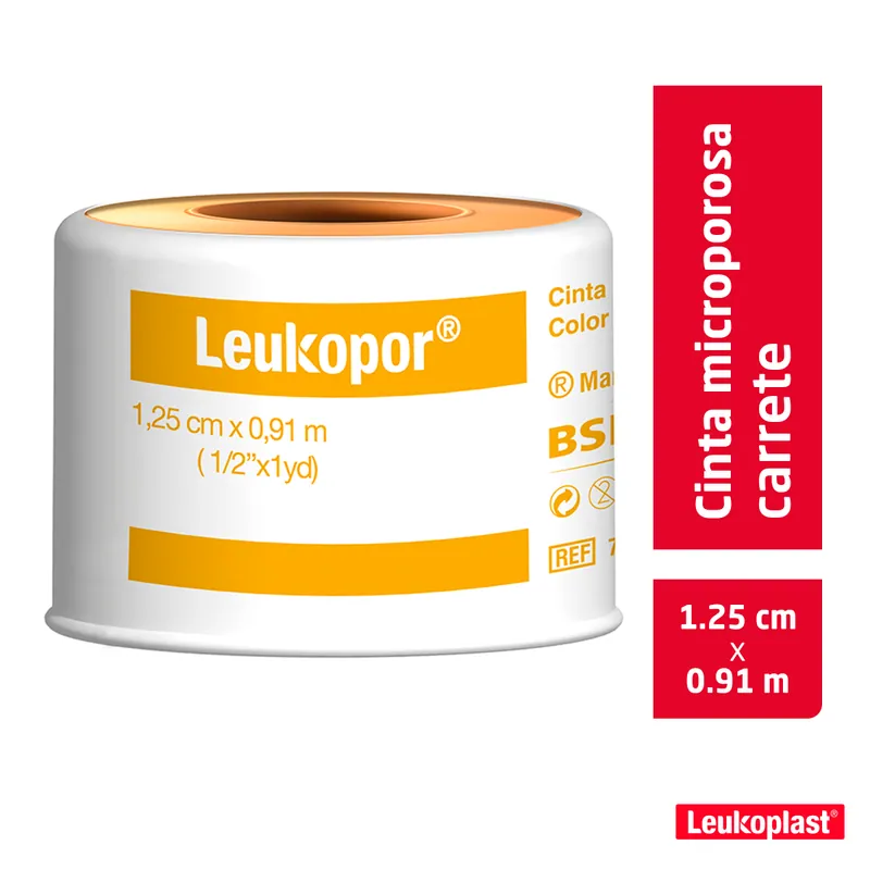 Micropore Leukopor Piel1/2x1 24 unidades
