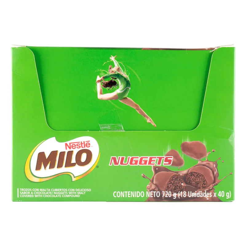 Milo Nuggets 18 sobres 40 g
