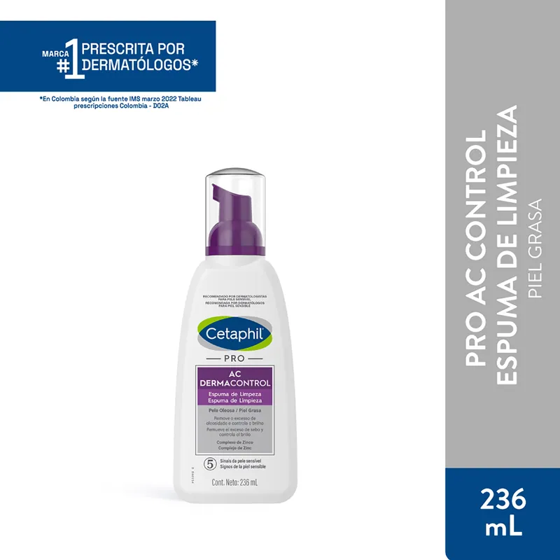 Cetaphil Der Control Limpiad 236 mL