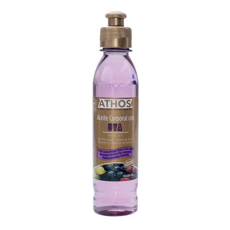Aceite Corporal Athos Uva 250 mL