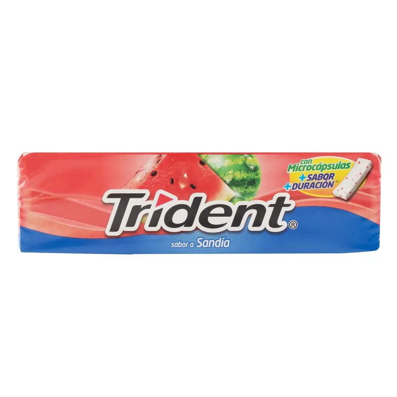 Chicle Trident Sandia 12 unidades