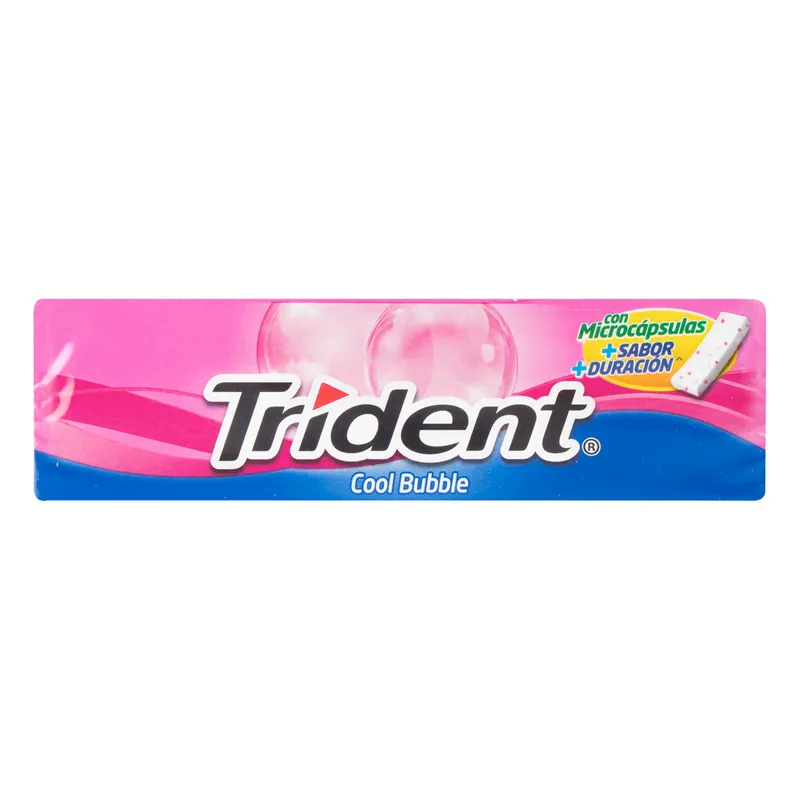 Chicle Trident Evup Cool Bubble 12 unidades