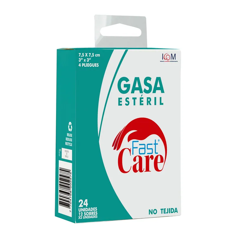 Gasa Fast Care Est Notej 3x3 12sbs ICOM