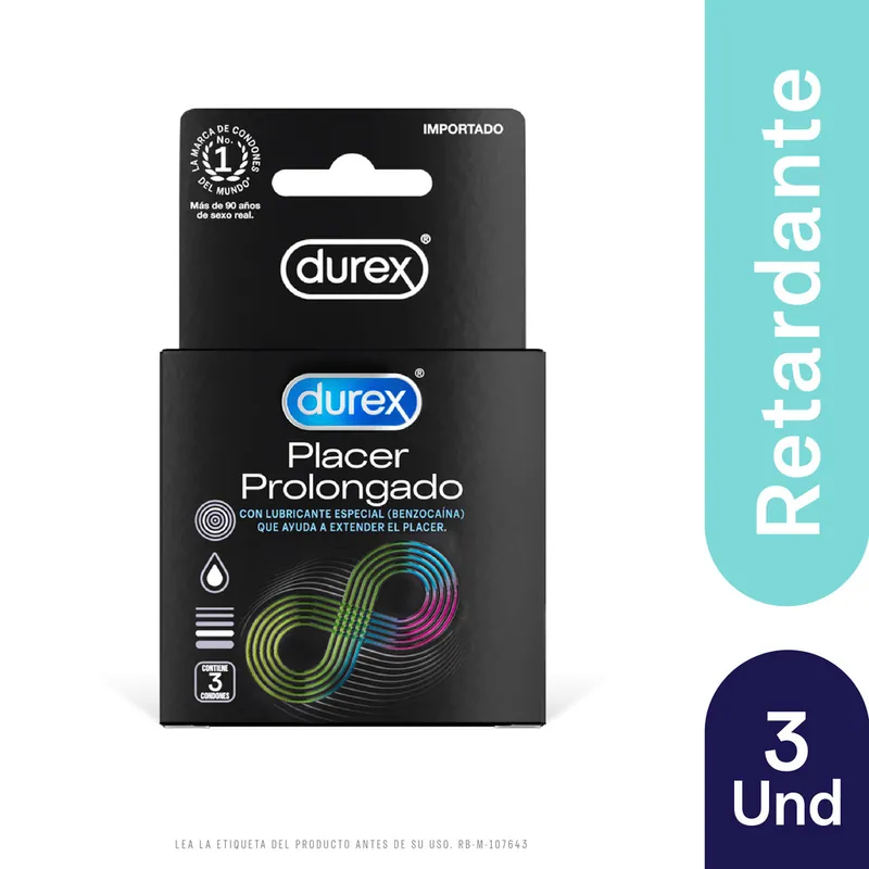 Preservat Durex Placer Prolongado 3 unidades