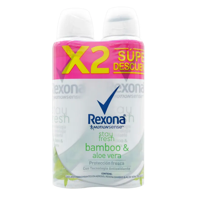 Desodorante Rexona spray Bambo 89 g Sup Ofe
