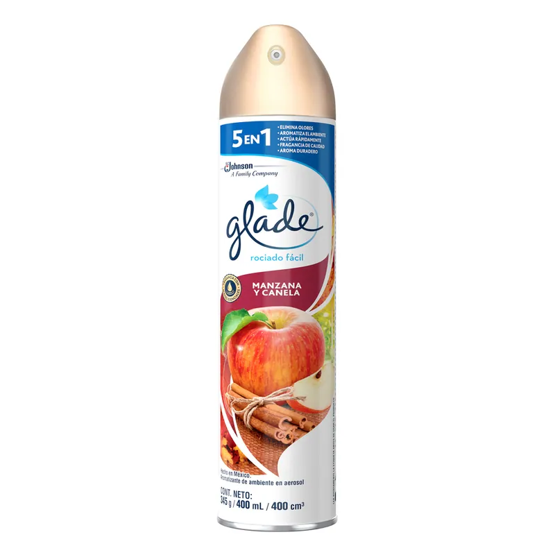 Ambient Glade spray Manzana Canela 400 mL