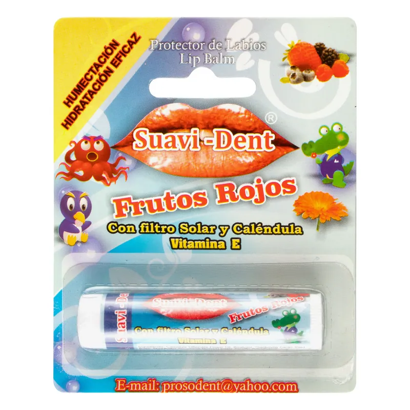 Prot Labial Suavident Frutos Rojos