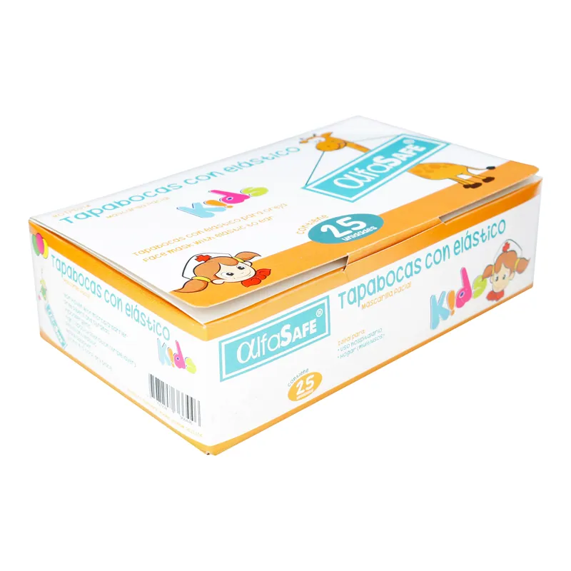 Tapaboca pediátrico Alfa E I 25 Uds