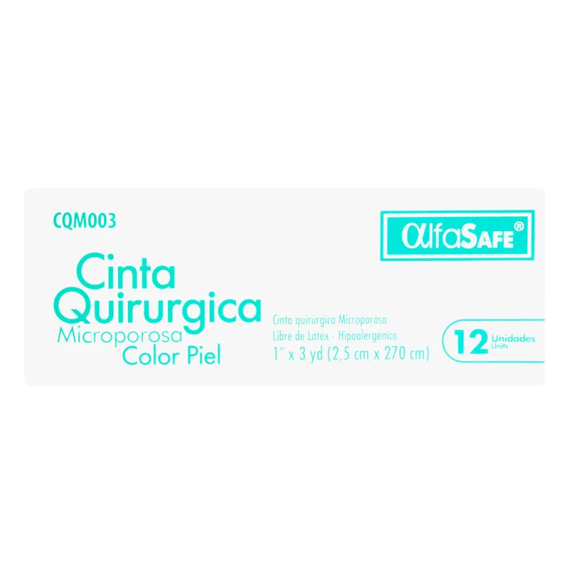 Microporoso Alfa Piel 1x3 y 12 unidades