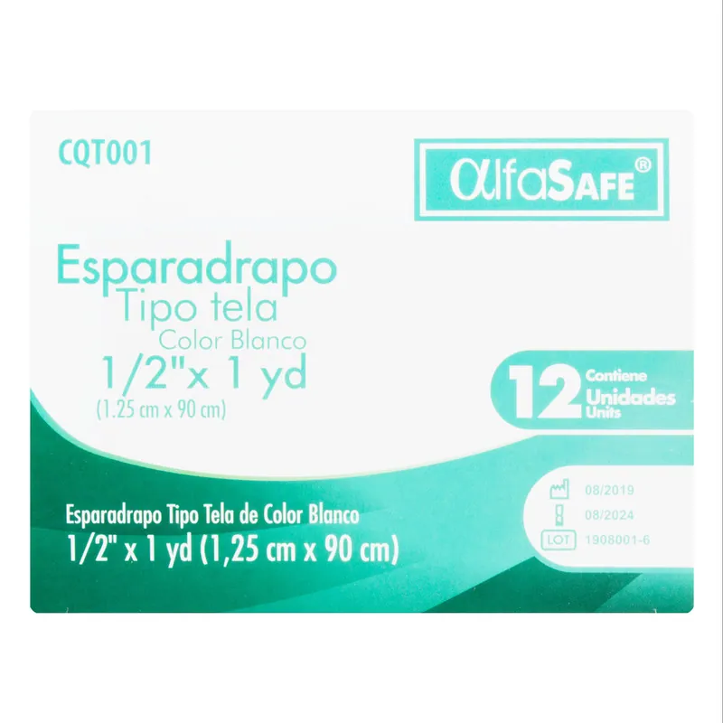 Esp Tela Alfa Blanco 1/2 1 Yd 12 unidades