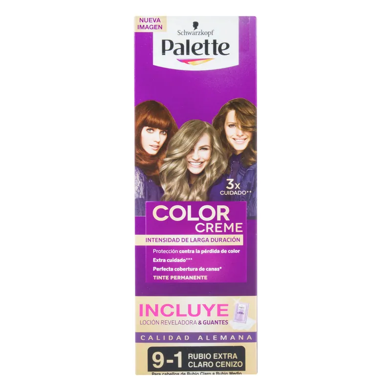 Palette crema Tubo 9-1 Rubio Ext Cla Ceni