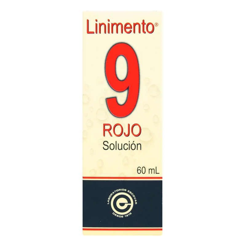 Linimento 9 Rojo 60 mL