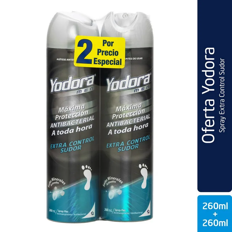 Spray pies Yodora E Ctr Sud 260 mL P E