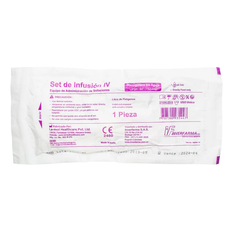 Equ Admin Sol Microgoteo S/aguja Inverfa