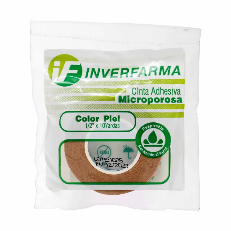 Cinta Microp Piel Inverfarma 1/2x10 y