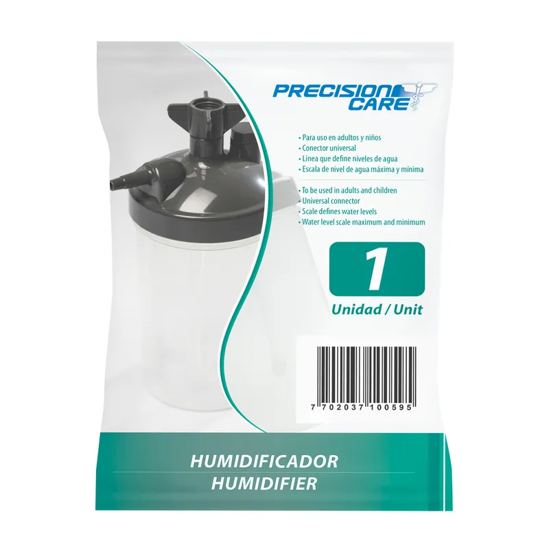 Humidificador para Oxigeno precisión