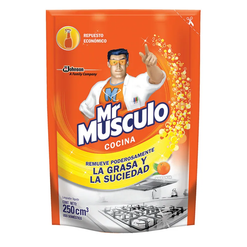 Mr Musculo Cocina Naranja 250 mL Doypack