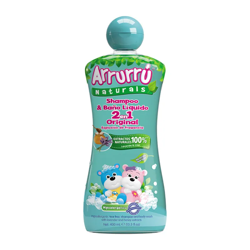Champú y baño Arrurru 2en1 400 mL