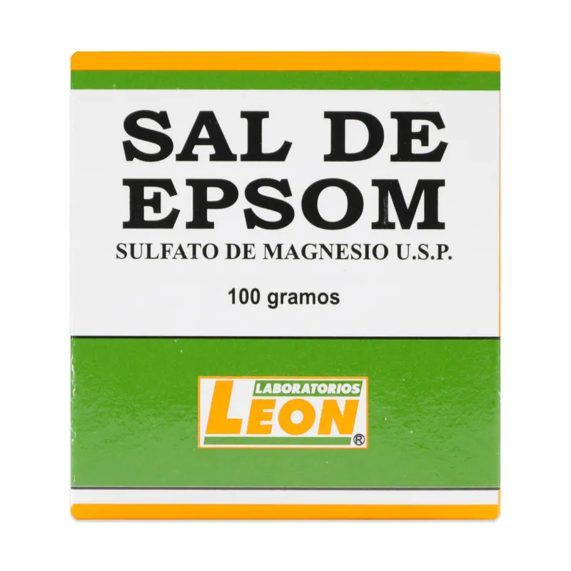 Sal de Epsom Caja 100 Gm Leon