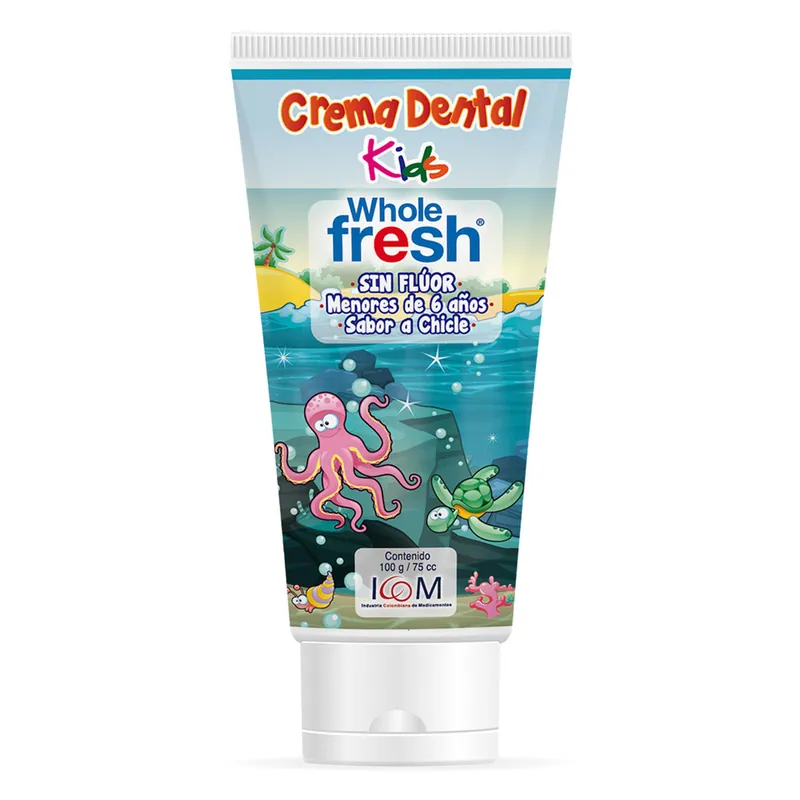 Crema dental Whole Fresh Kids S Flu 100 g ICOM