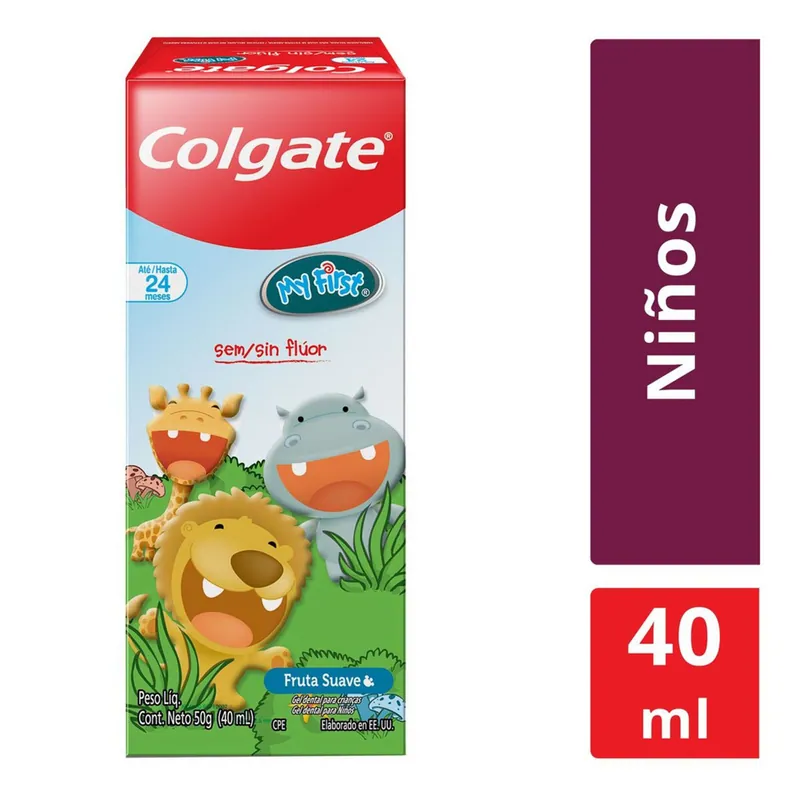 Crema dental Colgate niños S Fluor 50 g
