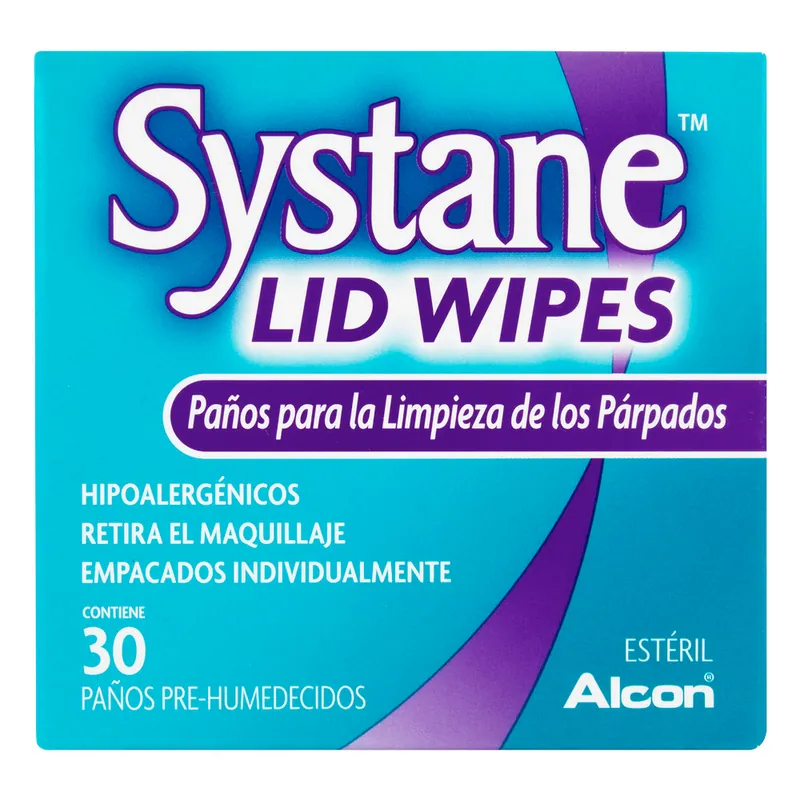 Systane Lid Wipes Panos 30 unidades