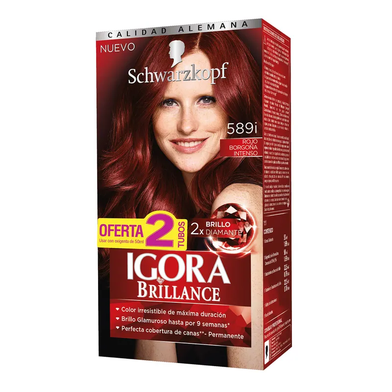 Igora Brillance D T 589i Rojo Borg Inte