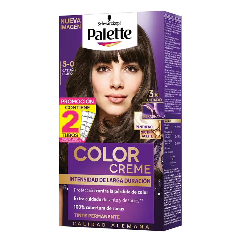 Palette crema D Tubo 5-0 Castanao Claro