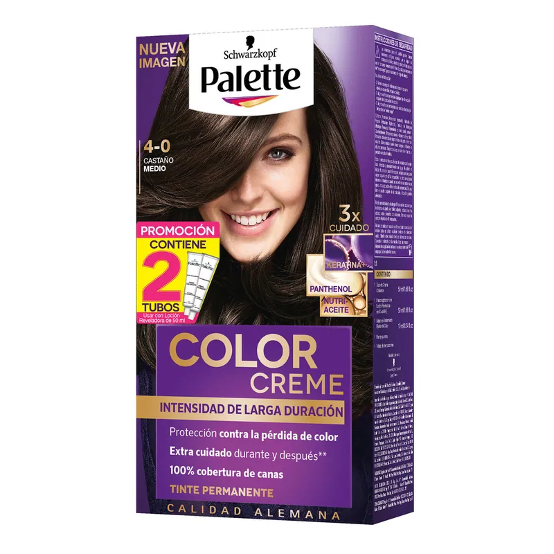 Palette crema D Tubo 4-0 castaño Medio
