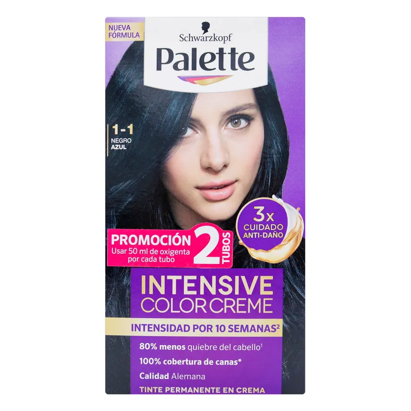 Palette crema D Tubo 1-1 Negro Azul