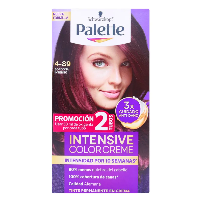 Palette crema D Tubo 4-89 Borgona Intenso