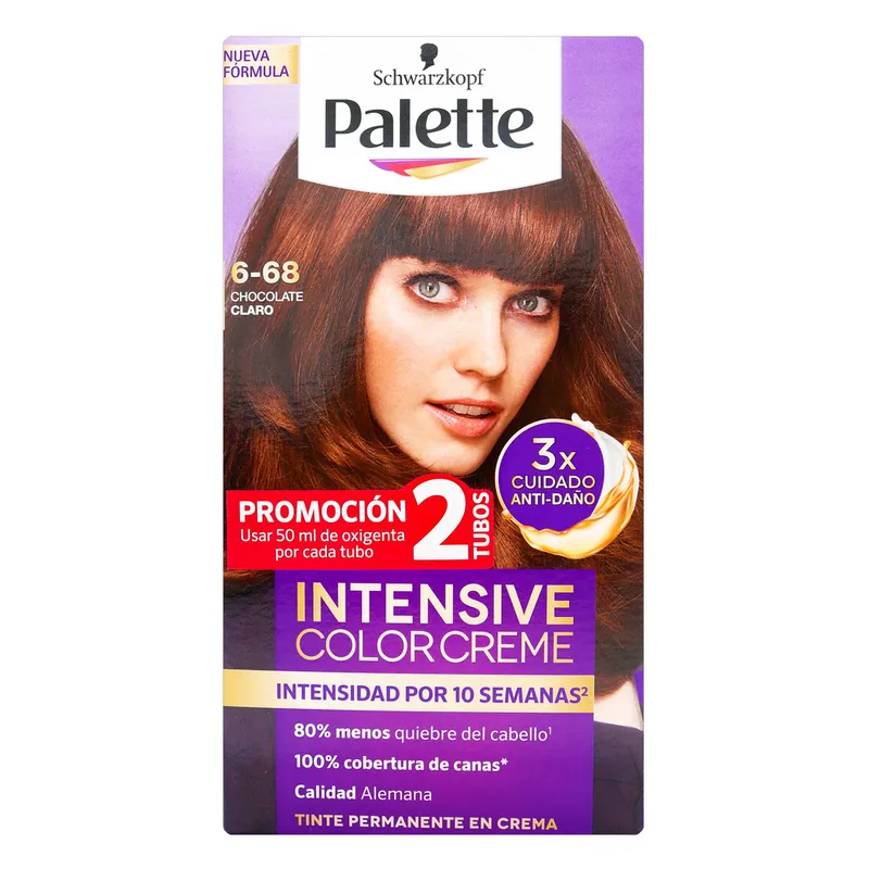Palette crema D Tubo 6-68 Chocolate Claro