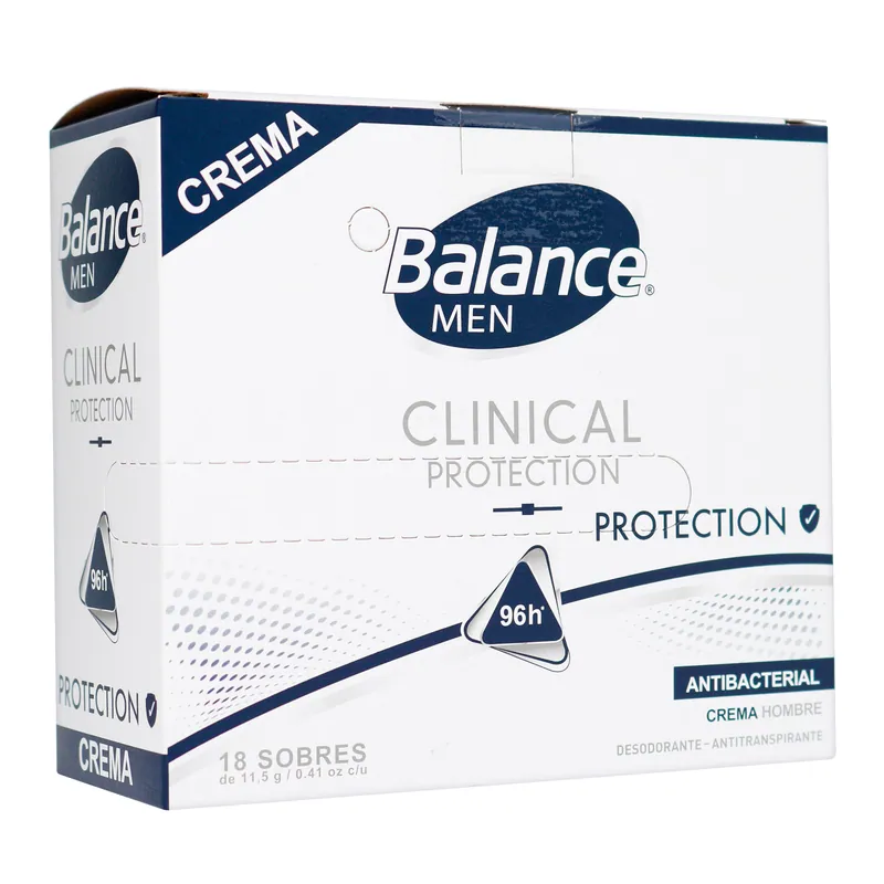 Desodorante Balance crema Clin Prot Men 16sbs+2sb