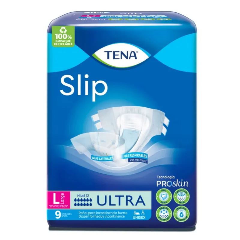 Pan Tena Slip Ultra Talla L 9 unidades
