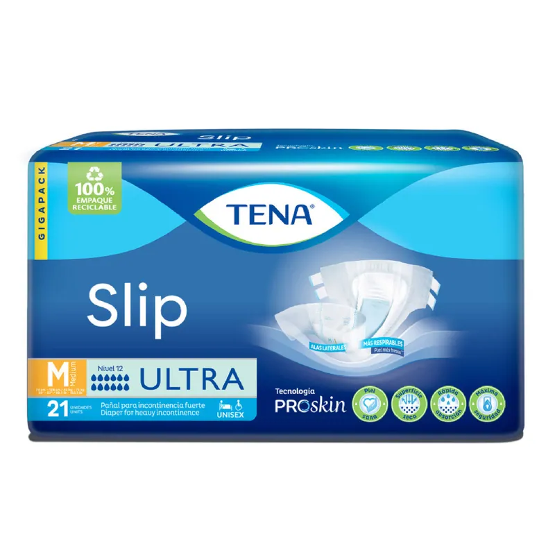 Pan Tena Slip Ultra Talla M 21 unidades