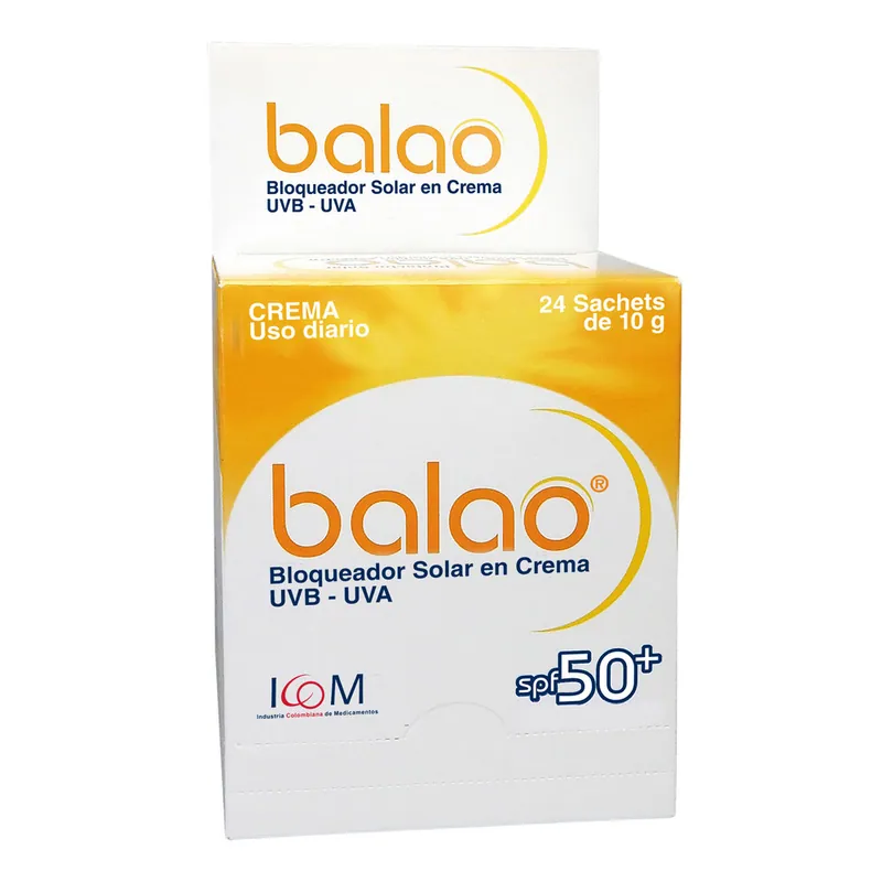 Prot Solar Balao Spf 50 10 g 24 sobres ICOM