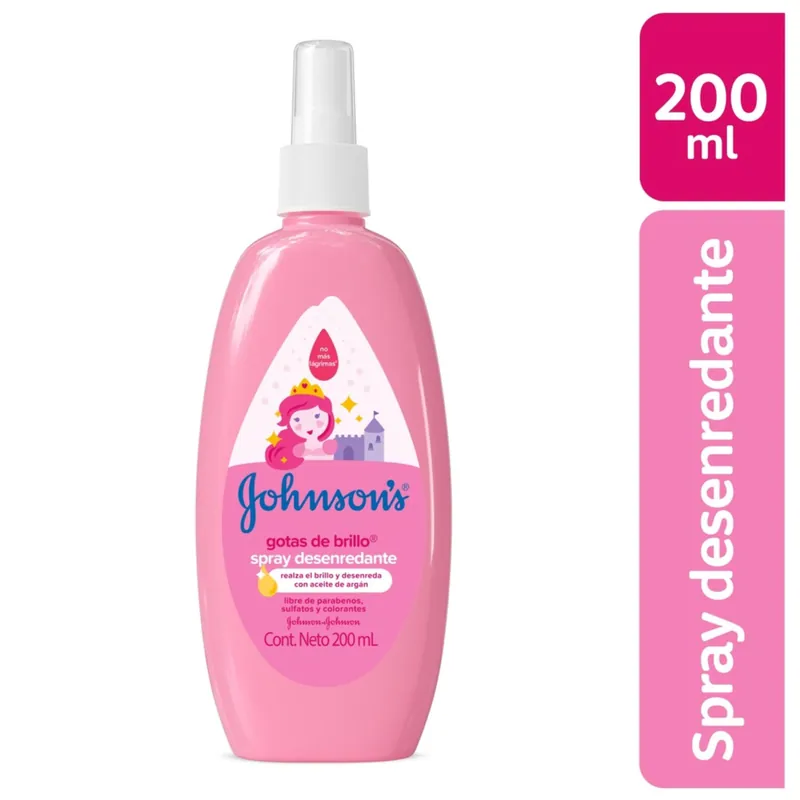 Spray Jj Baby gotas de Brillo 200 mL