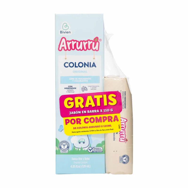Colonia Arrurru Azul 120 Ml+jabon