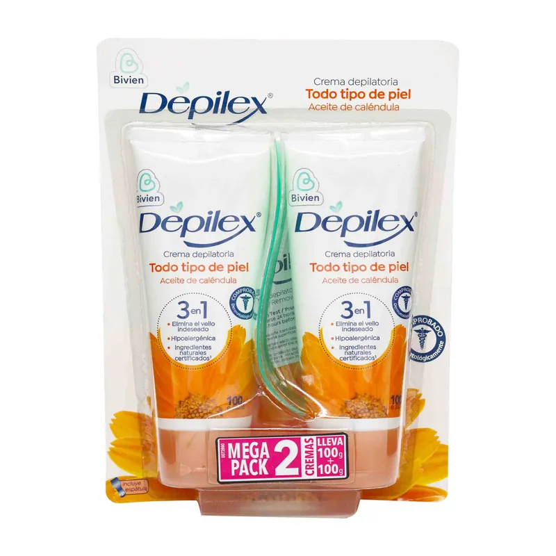 Crema Depilex 3 en 1 Tod Tipo P 100 g 2x1