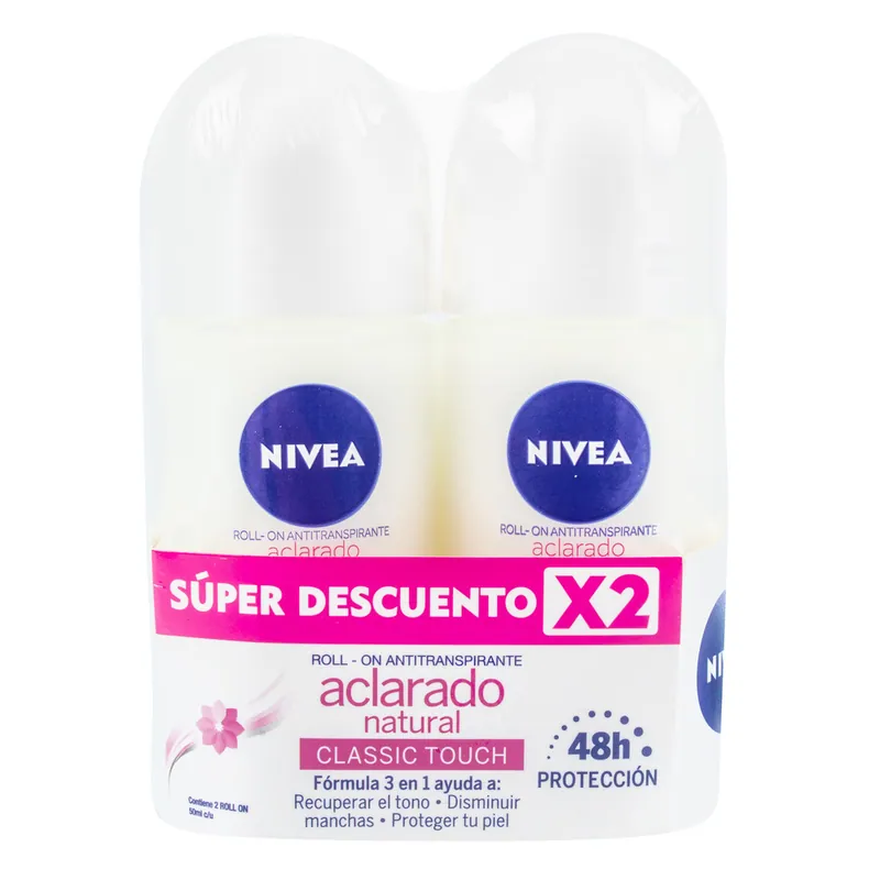 Desodorante Nivea Rol Acl Nat 50 mL M Sup Dt