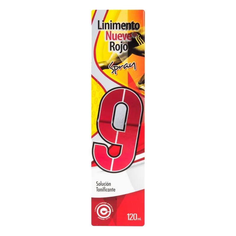 Linimento 9 Rojo Spray 120 mL