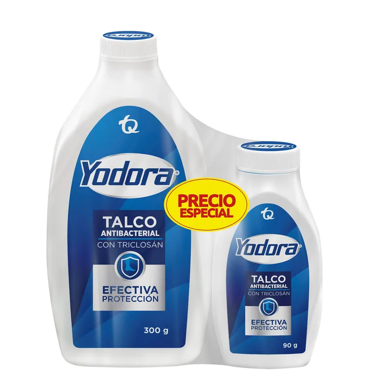 Talco Yodora 300 g+90 g