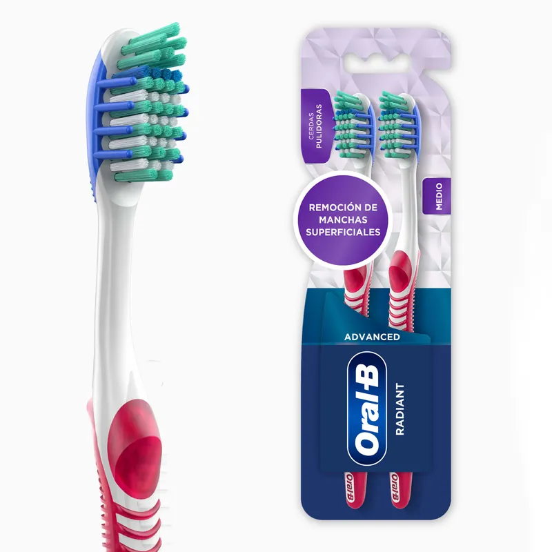 Cep Oral-B Advanced 3d White Medio 2x1