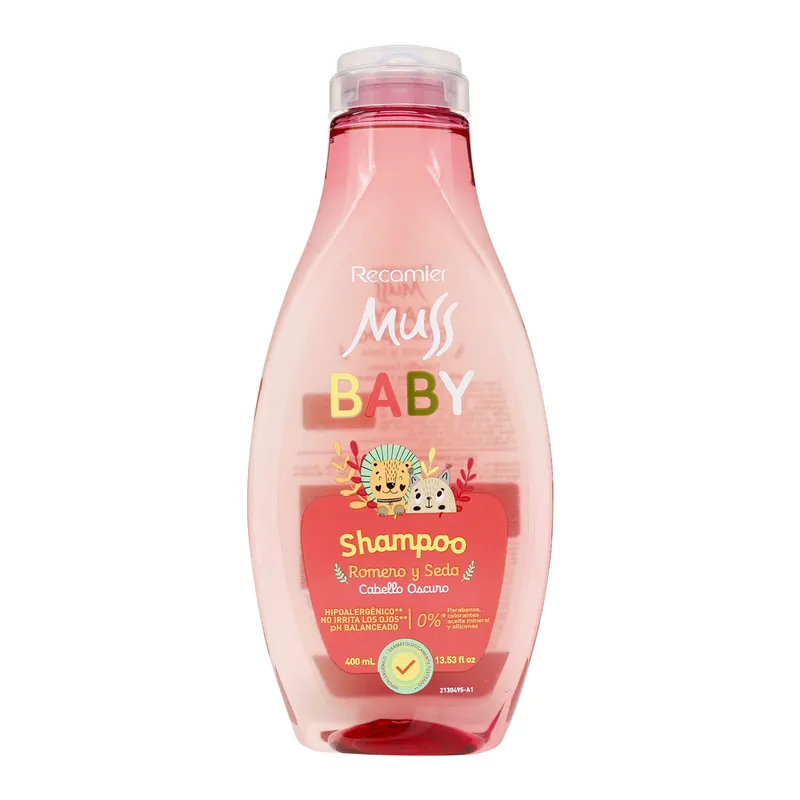 Champú Muss Baby Romero y Seda 400 mL
