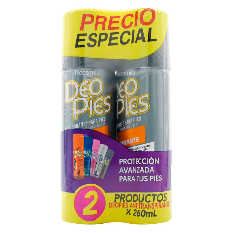 Desodorante Deopies Antitra Spray Duo 260 mL