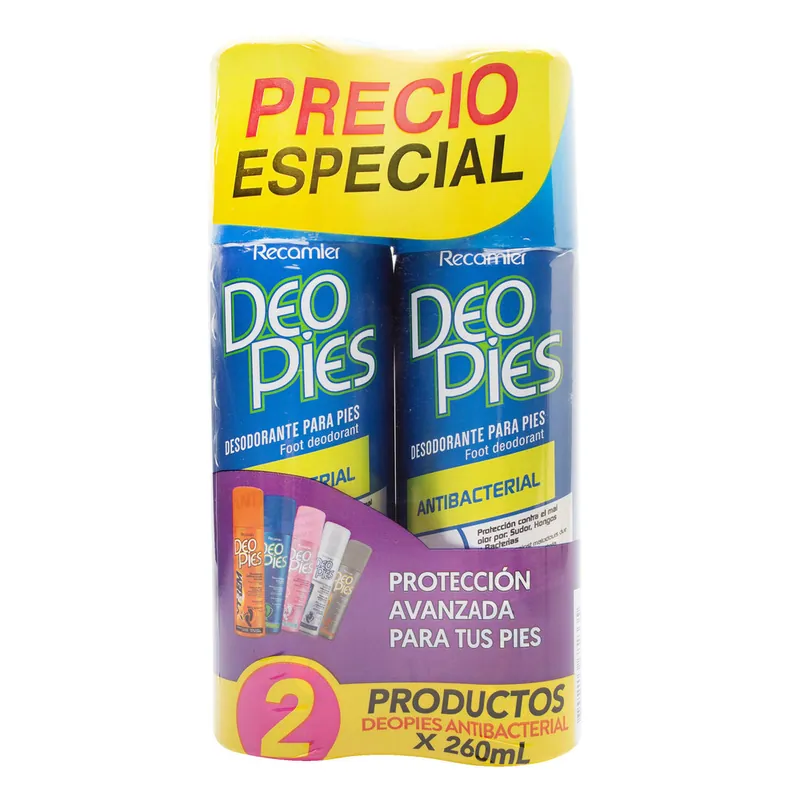 Desodorante Deopies Antibac Spray Duo 260 mL