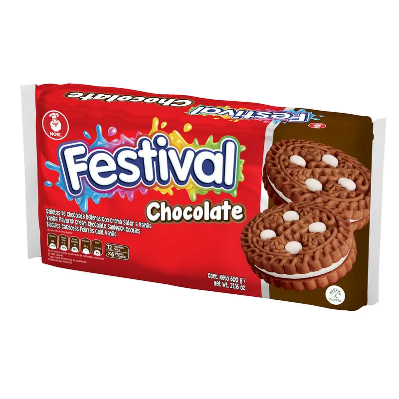 Galletas Festival Choc 12 Paq 6 unidades